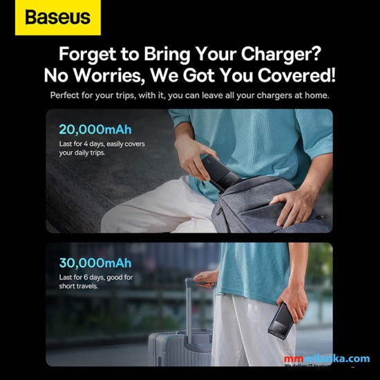 Baseus Star-Lord 30000mAh 22.5W Digital Display Fast Charge Power Bank Black